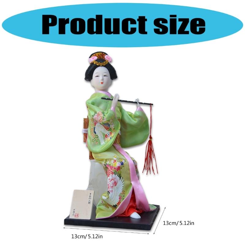 12Inch Handmade Kimono Dolls Ornamentation Ideal For Japanese Cuisines Restaurants And Home Room Authentics Decors