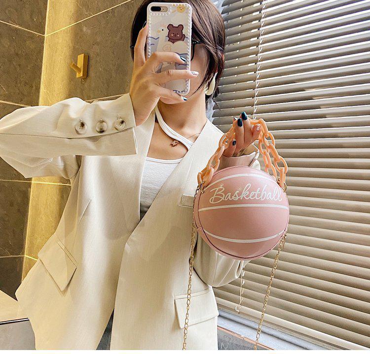 Borsa a tracolla da basket personalizzata alla moda da donna 2025