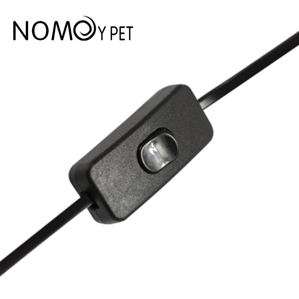 

Nomo Right Angle Turtle Basking Heat Lamp Holder for Reptile Tanks CN Plug