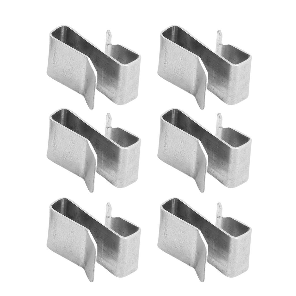 25PCS Trailer Wiring Clips Double Sided Clamp Design Stainless Steel Trailer Frame Wire Clips for Kayak Sailboat