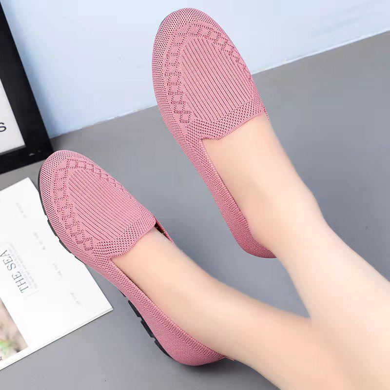 Women's Spring/Summer Lightweight Woven Casual Shoes – Soft Sole, Breathable, for Middle-Aged and Elderly Mothers