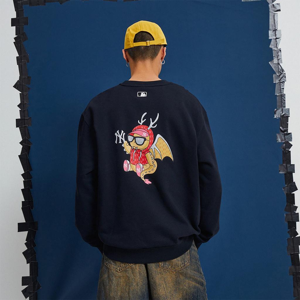 MLB SS24 Sweatshirt Unisex Black 3AMTQ0141-50BKS