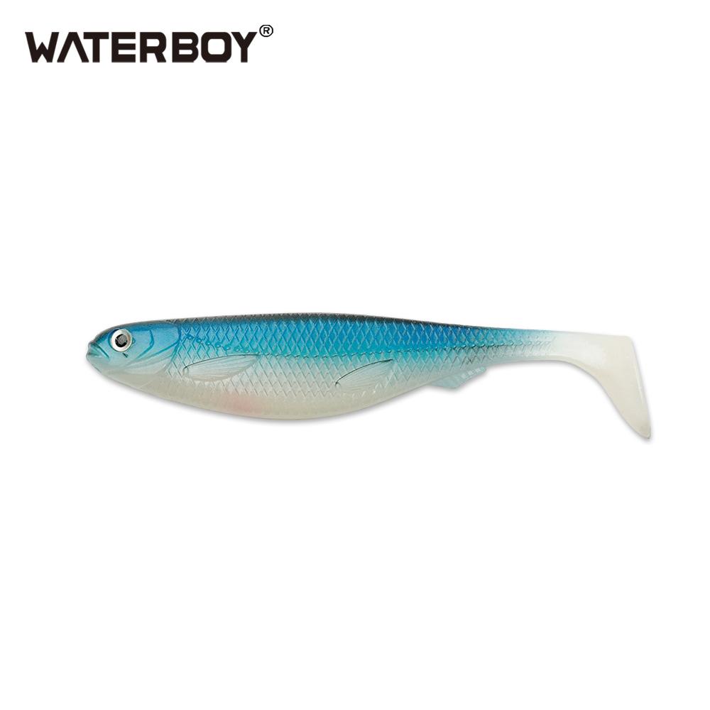 WATERBOY OEM Soft Bait Facotry 12.5cm 15cm 20cm Big Shads PVC Material T Tail Softbaits Fishing Soft Lure