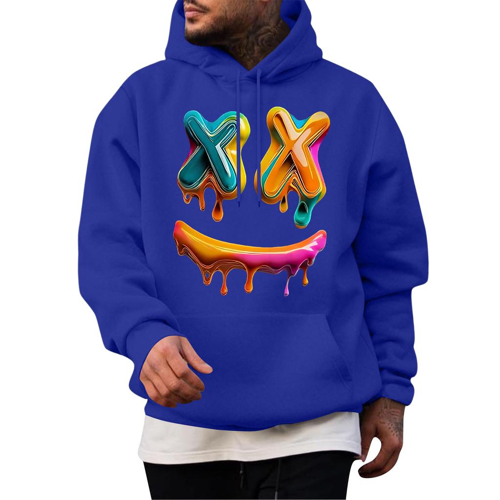 Men's Casual Hoodie Fashion  Sweatshirt With Hood Leisure Tops Teenager Streetwear Fashion Long Sleeve Shirt Warm