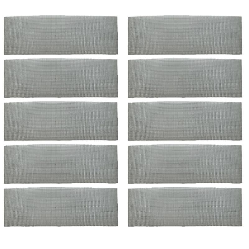 Stainless Steel Automotive Bumper Body Repair Mesh Net 20x15cm 5x15cm Easy to Install for Protective Against Road Debris