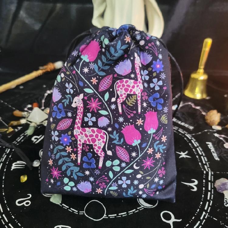 Altar Tarot Card Storage Bag Jewelry Bag Dices Bag Gift Bag with Drawstring