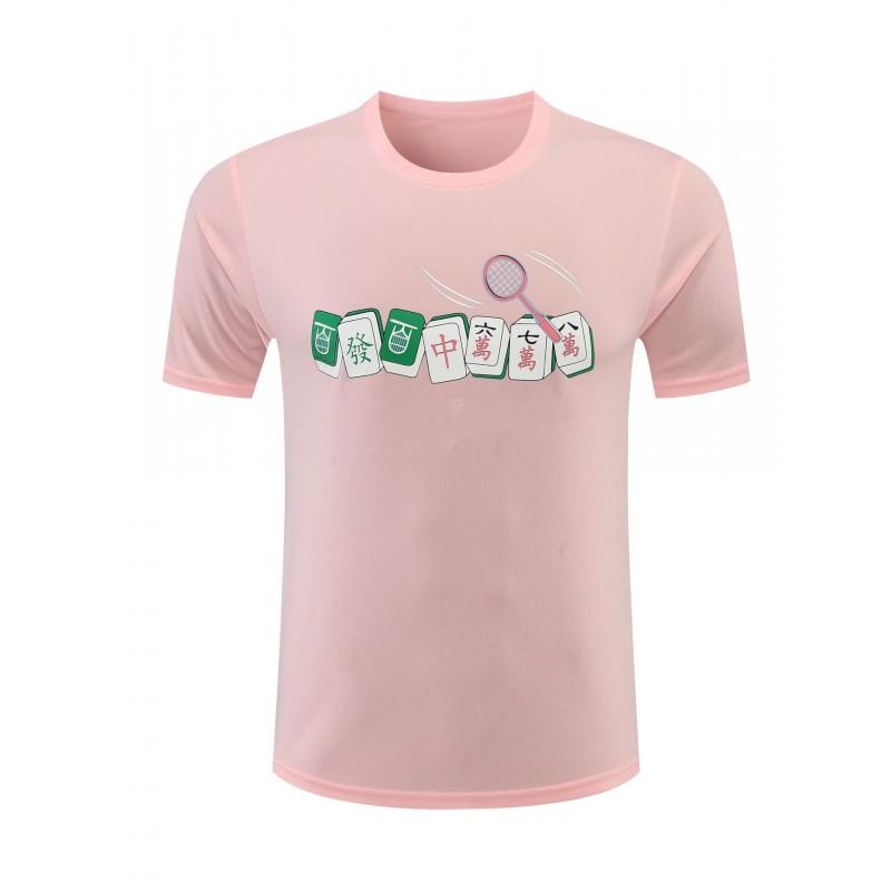 Mens Womens Quick-Dry Tennis Badminton Sport T-Shirt Breathable Training Competition Shirt Custom Print