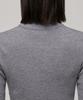 MUSINSA STANDARD WOMAN Women'S Slim Crop Mock Neck Knit [Medium Grey]