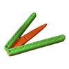 Carrot Knife Foldable Cute Stress Relief Portable High Safety Durable Plastic 3D Printing Knife Toy