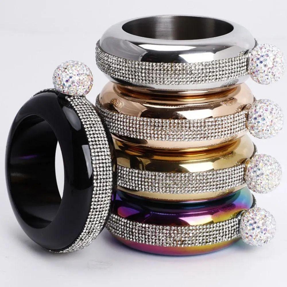 Five Colors Bracelet Design Wine Bottle Rhinestone Bracelet Flagon Hip Flasks Wine Pot  Wine