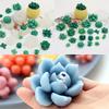 9pcs Silicone Molds Set for DIY Candle Soap Clay Gypsum Resin Crafts Succulent And Cactus Designs Home Garden Decor