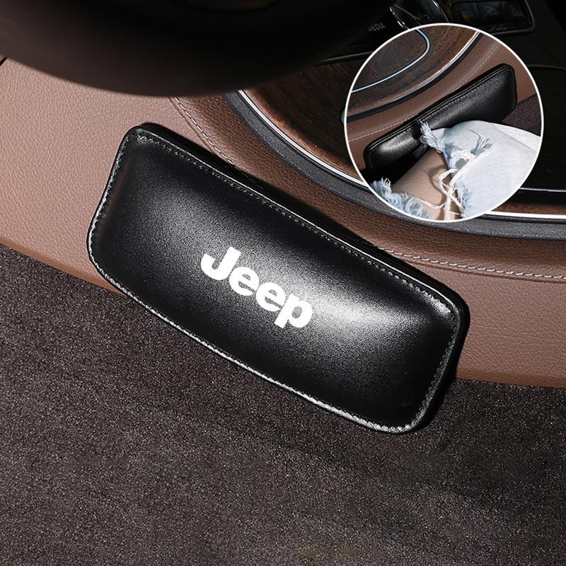 1Pcs Car Knee Pad Interior Pillow Pad Comfortable Cushion Memory Headrest For Jeep Renegade Wrangler JK JL Grand Cherokee Compass Patriot