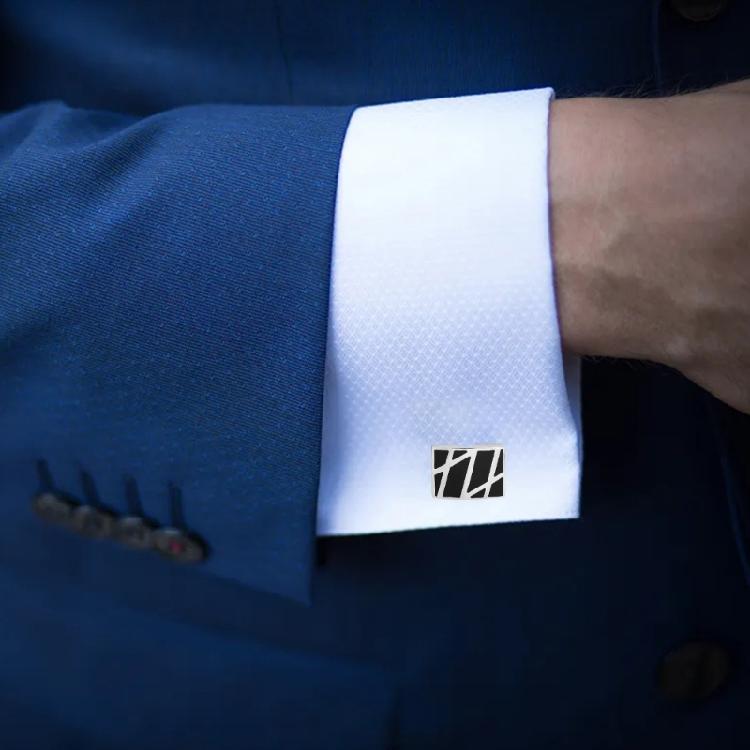 Sophisticated French Design Copper Cufflinks Nonslip Formal Attire Accessories Ergonomic Mechanism For Groomsmen