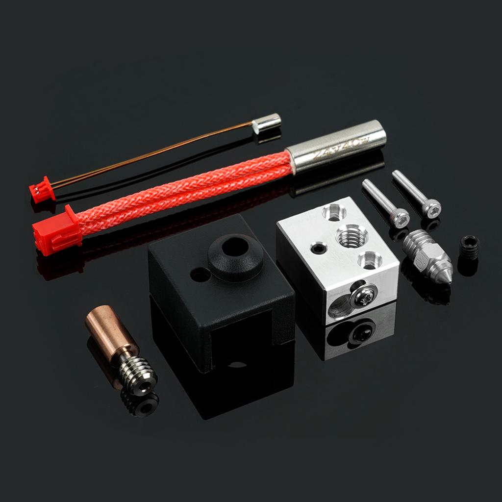Sprite Extruder Upgrade Heater Block Kit High Temperature 300 Celsius  with Bimetal Heatbreak Aluminium