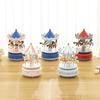 Sky City Carousel Music Box: Romantic European-Style Birthday Gift with Spire Clockwork