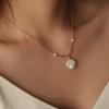 Romantic Natural Baroque Petal Sea Pearl Necklace, Niche INS Style Collarbone Chain, Exquisite Design, Female Personality