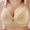 Large Size Full Cup Beautiful Back Adjustable Mother's Underwear Side Anti-sagging No-wire Bra
