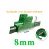 6Pcs Greenhouse Film Clamps Garden Tarpaulin Netting Tunnel Hoop Pipe Clamp Shed Row Cover Shading Frame Support Planting Tools