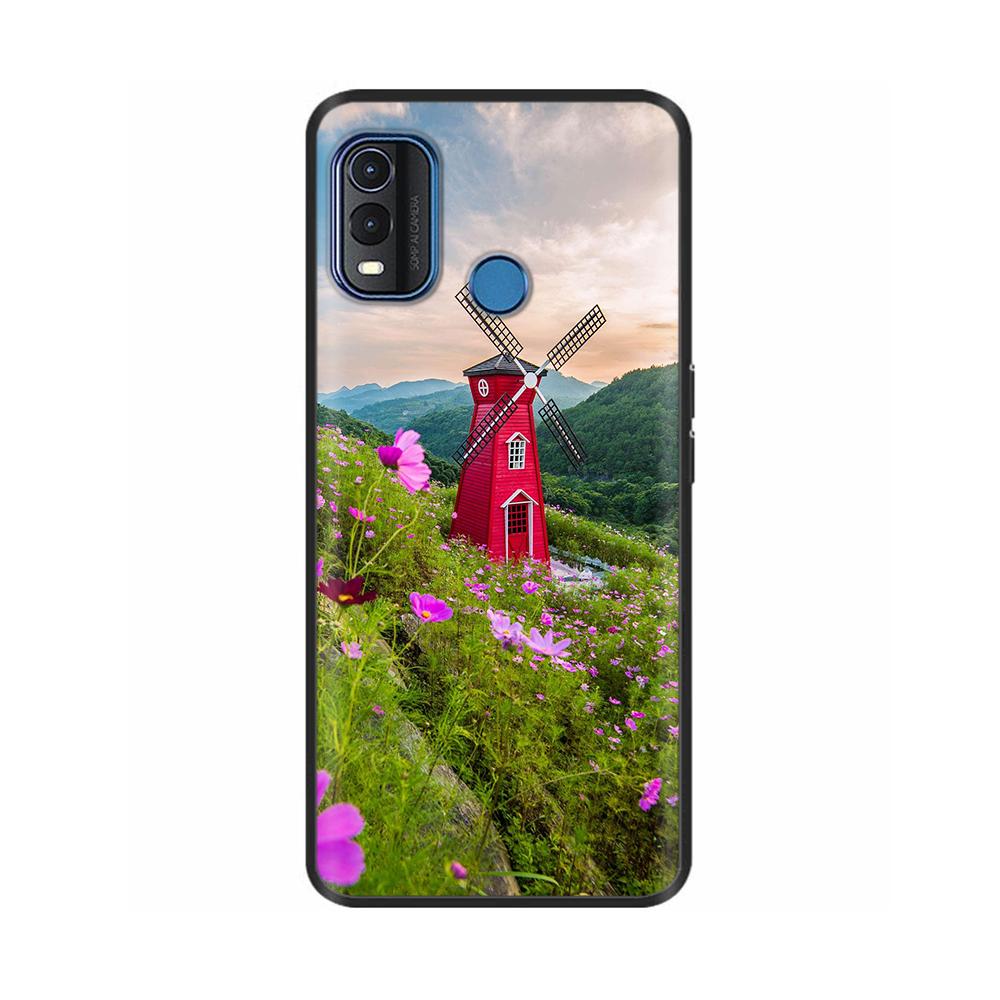 Θήκη για Nokia G11 Plus Χαριτωμένη Καρδιά Λουλούδι Μαλακή Σιλικόνη Πίσω Κάλυμμα για Nokia G11 Plus NokiaG11 G 11 Προστατευτικό Μαύρο TPU Θήκες Κινητού