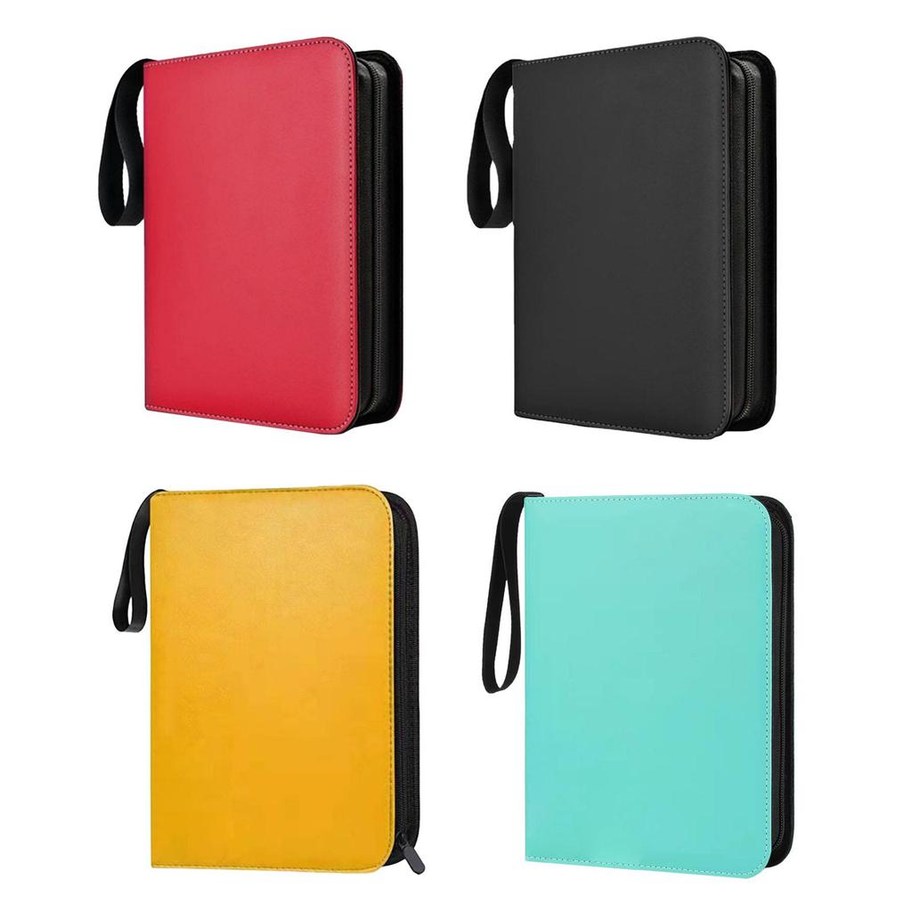 Holder Organizer for Business and Game Cards - 400 Pocket Binder with Zipper Closure