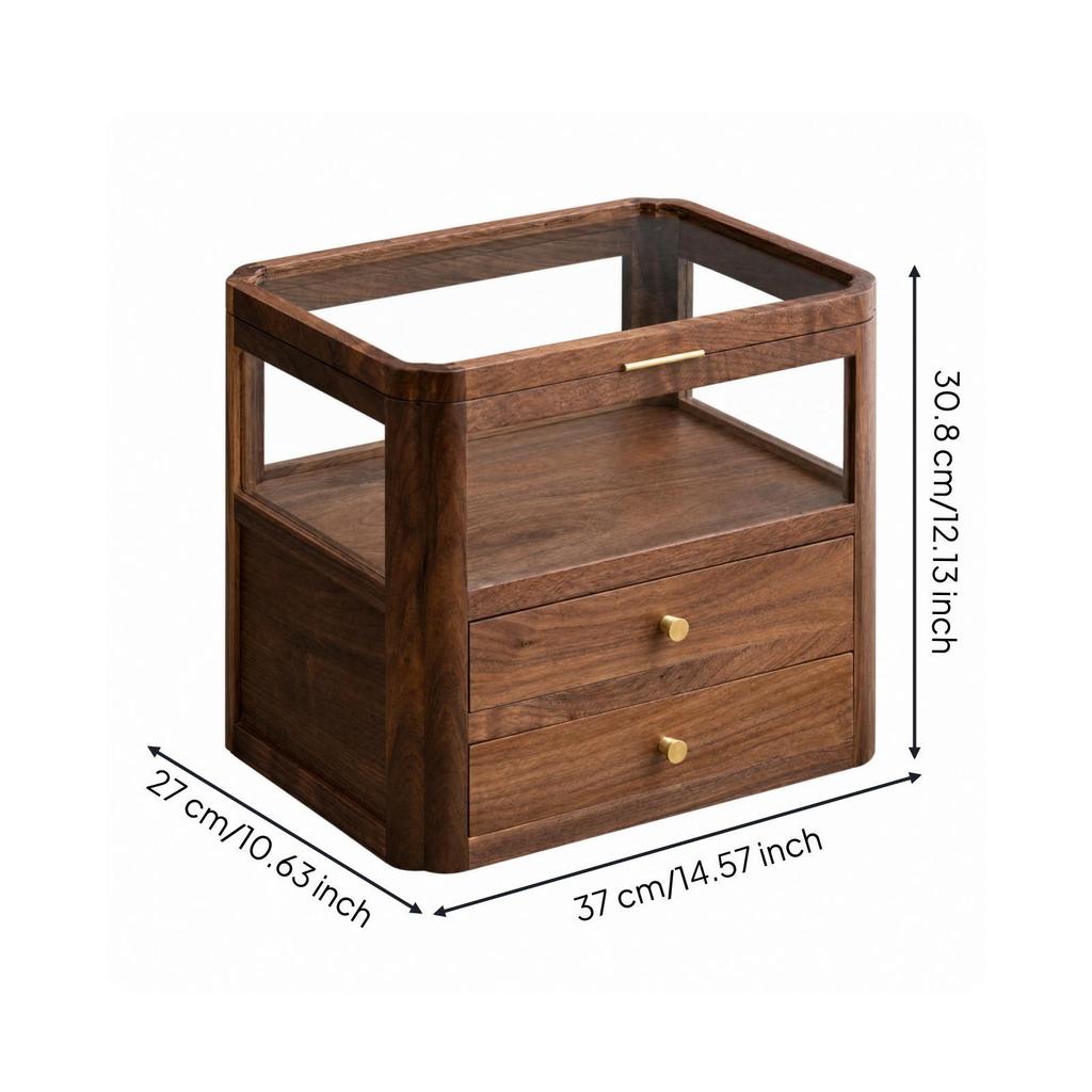 Versatile Wooden Desktop Storage Organizer Multifunctional