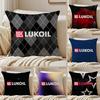 Fashion L-lukoil Pillow Case Anti-dustmite Pillowcase Invisible Zipper Silky Short Plush Sofa Cushion Cover