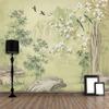 3d Bamboo Forest Wallpaper Magnolia Flowers And Birds Classical Wall Mural Living Room Study Home Decor