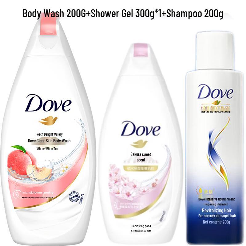 Dove Shower & Hair Care Essentials Set