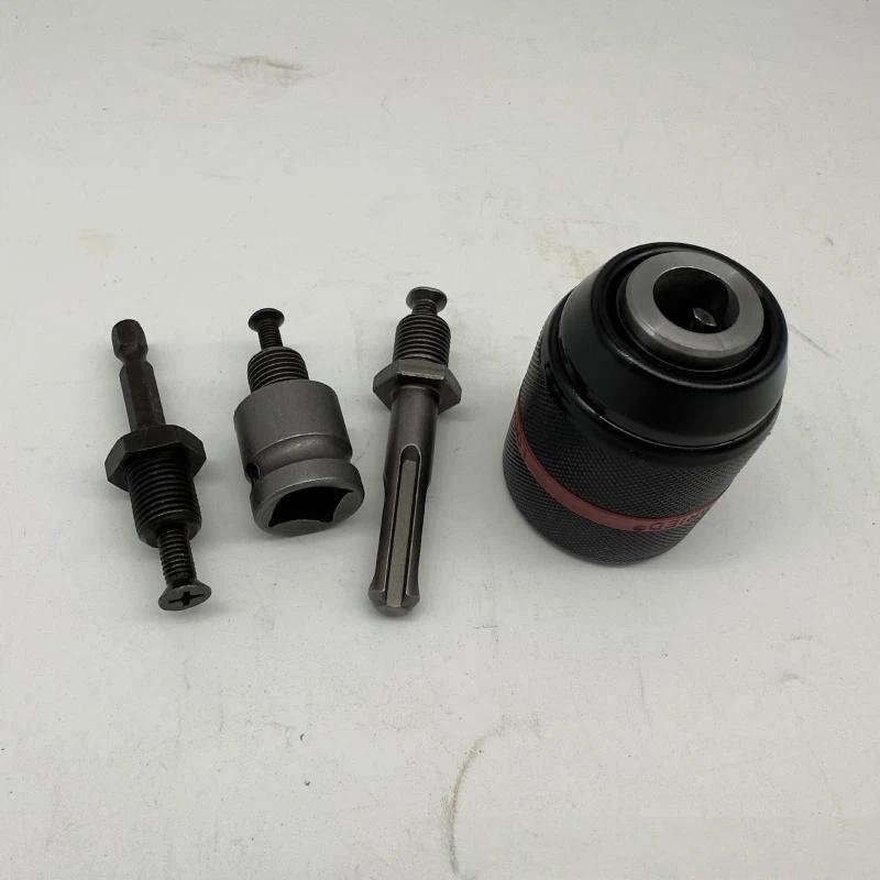 0.8-10Mm Keyless Drill Chuck Ratchet Self Lock Metal Drill Chuck With Accessories For Electric Power Drill Tool Replacement