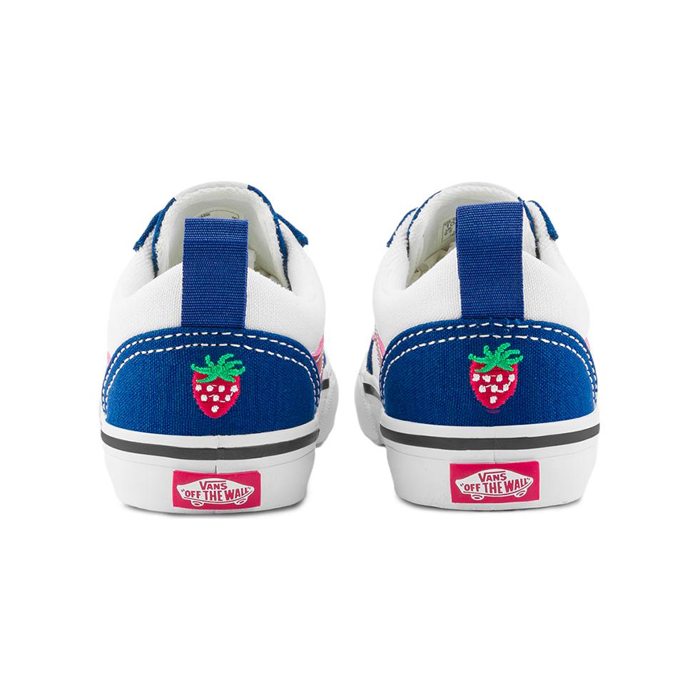 Vans Ward Slip On Colorful Retro Low Top Walker Shoes Baby sneaker Blue VN0A3QU17WM