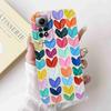 For Xiaomi Redmi Note 12 Pro 4G Case Colorful Painted Cover Soft Slim Phone Case For Redmi Note12 Pro 12Pro 4G Back Cover Capa