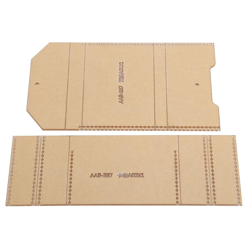 Clear Acrylic Purse Wallet Pattern DIY Stencil Template Drawings Set Leather Hand Craft