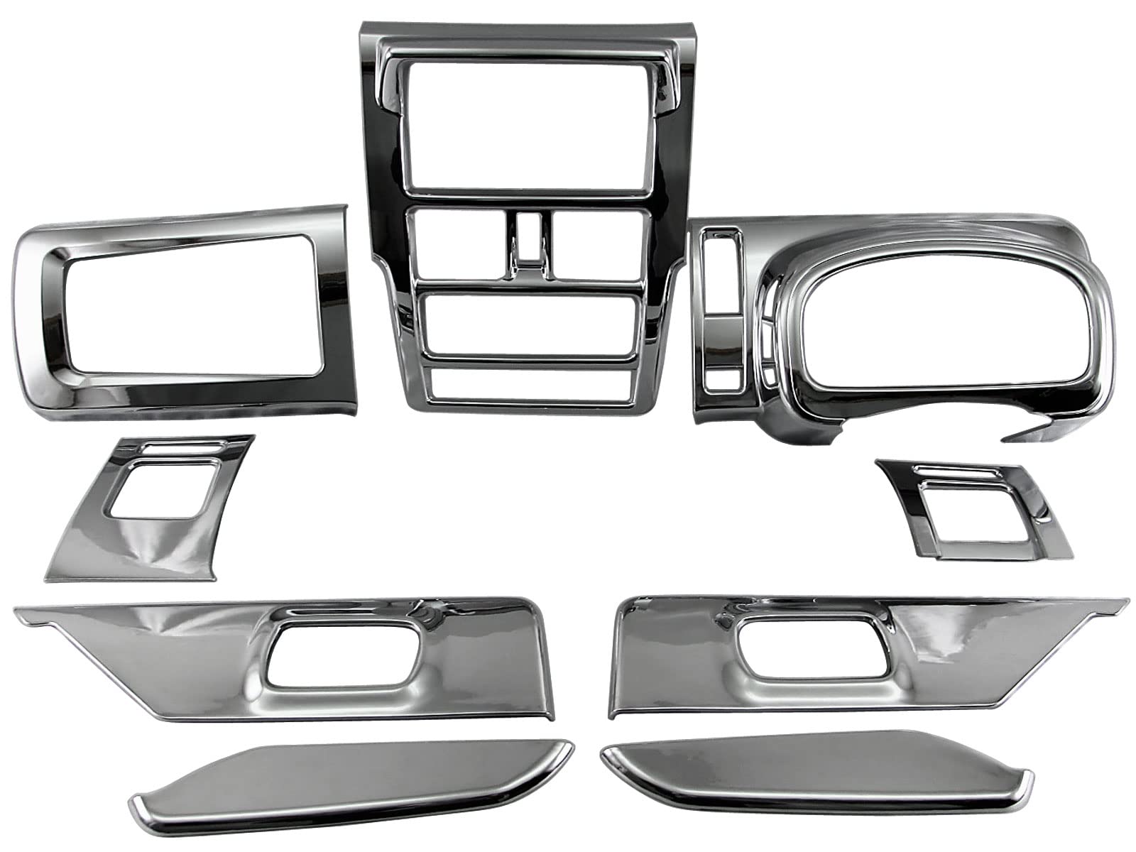 

BRIGHTZ Super Carry DA16T Chrome Interior Panel Set DA16 DA A16 16 Carry Truck (9 pieces) [WOOD-PAN-015]