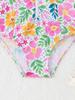 2026 Cute Girls' One-Piece Zipper Swimsuit for Small and Medium Children