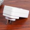 Durable Timer Socket Delicate Texture Timer Socket Intelligent Timing Switch Kitchen Outlet 2 Port USB Charger Adapter