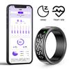 Smart Ring with Heart Rate Blood Oxygen Sleep Monitoring Health Tracker with Display Screen Fitness Tracker Ring Health Monitor