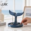 Dressing Table Decoration Organizer 3D Printed Whale Tail Jewelry Organizer, Earring Necklace Display Stand with Ring Tray, Creative Desktop