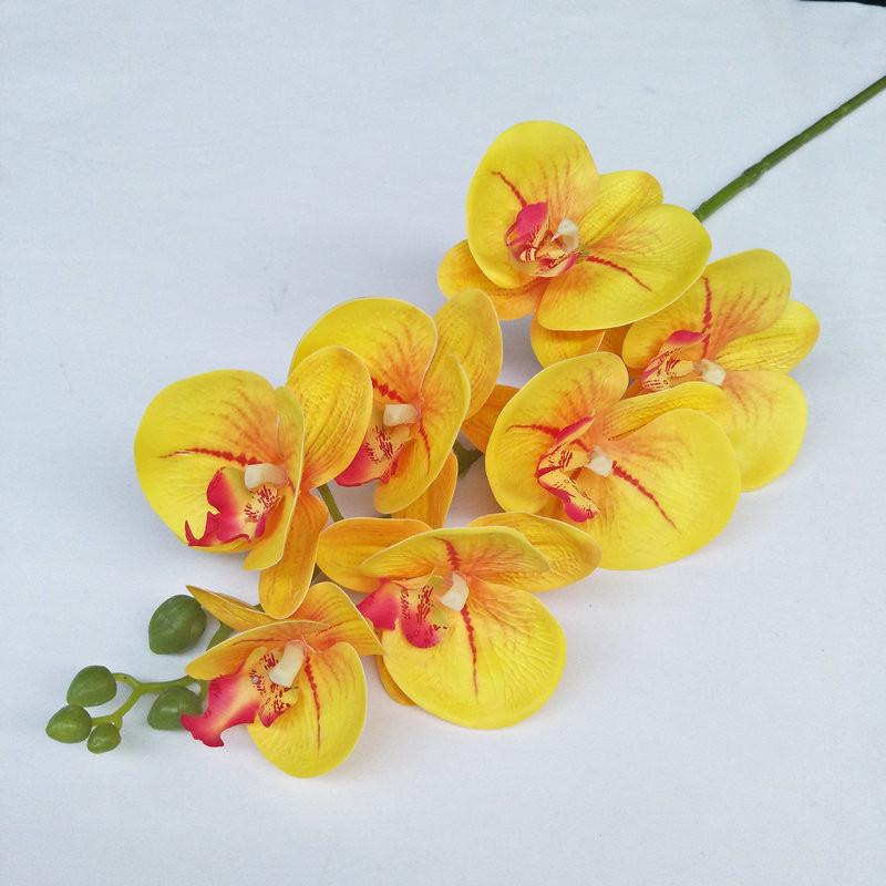 Phalaenopsis Artificial Orchid 3d Realistic Multi Stem For Home Wedding Decor