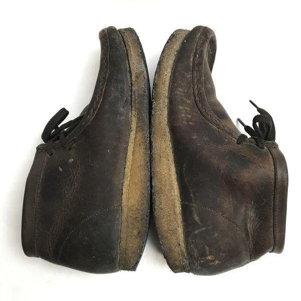 Hawkins Crepe Sole Wallabee Short Boots 5 23.5 brown(USED)