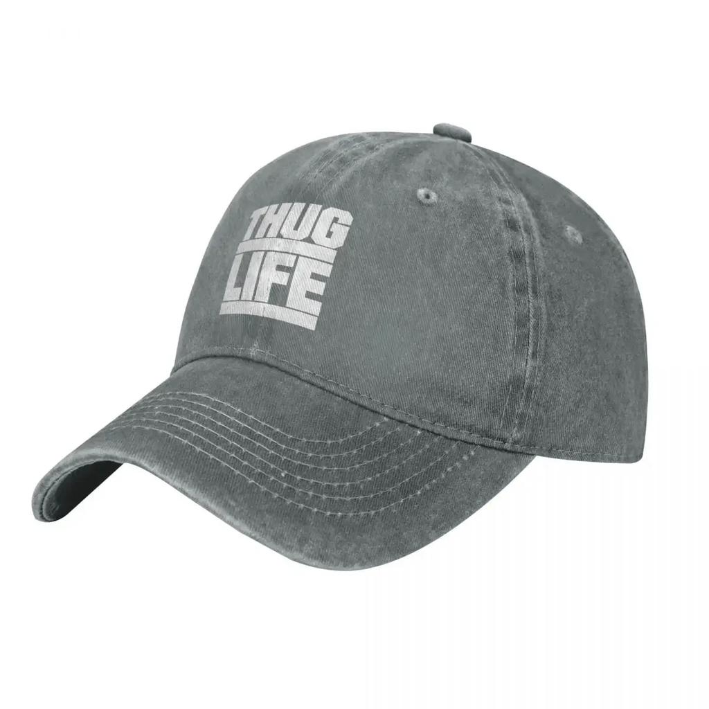 Caps Tupac Pac Thug Life Ed Fashion Baseball Peaked Unisexs Hat Womens Polo