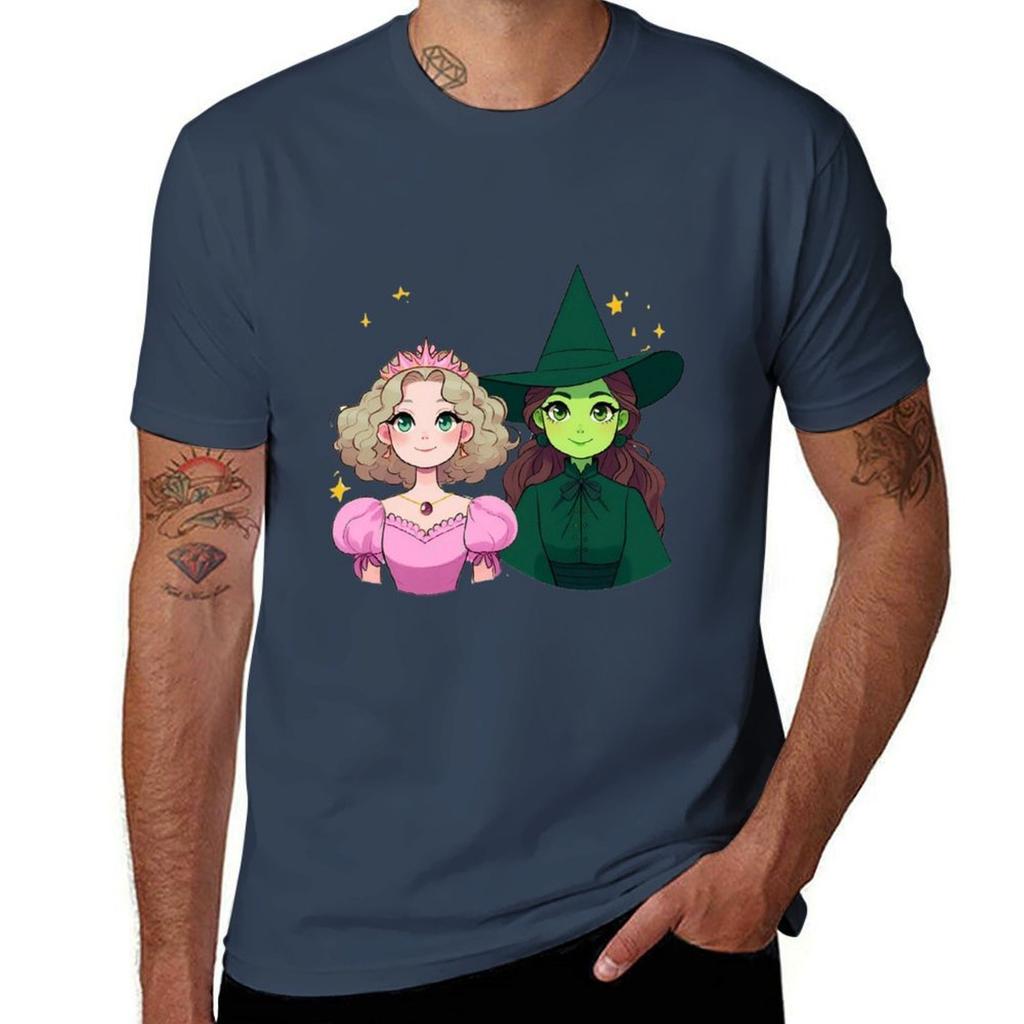 Elphaba Glinda Wicked The Musical Tshirt Holiday Vacation Tee Shirt