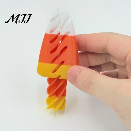 Unique Gifts for Students 3D Printed Spiral Cone Toy, with Animal/Pumpkin/Ghost/ Hat Pattern Design, Stress Creative Halloween Photo Props Relief