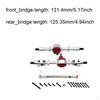 1/16 RC Car Front Rear Axle Set Accessory, Replace Easy to Install Practical, Portable