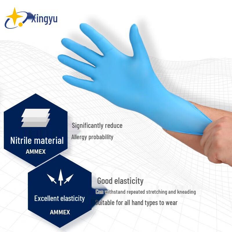 XINGYU D0350 Disposable Blue Gloves