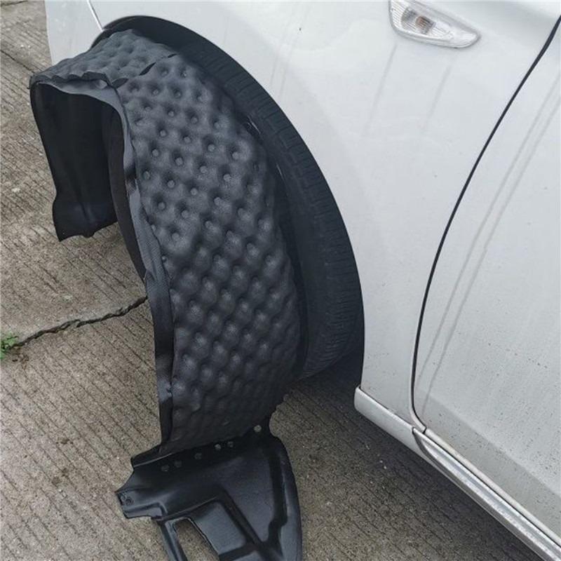 Assorbimento acustico Onda di cotone Automobile Autoadesivo Isolamento acustico Cotone Rivestimento intero veicolo Piastra foglia Porta Strumento di denoise