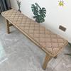 Rectangular Solid Wood Bench Seat Cushion - Long Strip Pad for Stool or Sofa