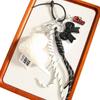 Fashion Heart Butterfly Knot Keychain With Handmade Woven Cord For Office Use