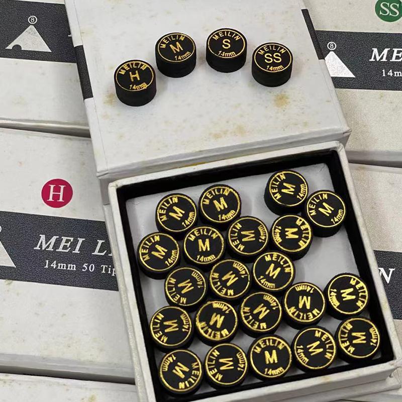 1Pcs/Lot 14Mm Japanese Cue Tip Quality Pool Billiard Pigskin Cue Tip 9 Layers Snooker Cue Tip