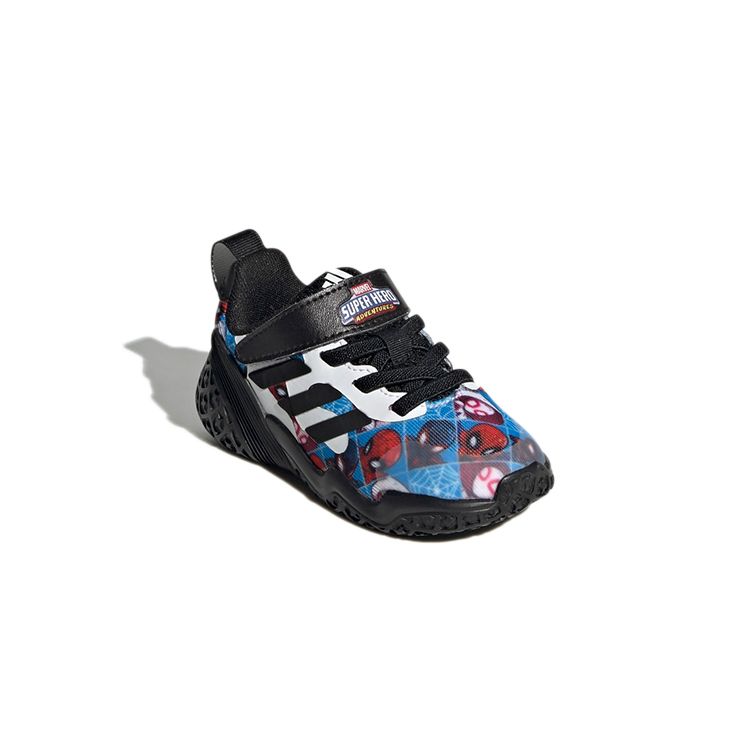 Marvel X Adidas Superhelden-Abenteuer Dreifach-Spider-Man-Kollaboration Lässige Sportschuhe Babysneaker Schwarz Weiß G55845