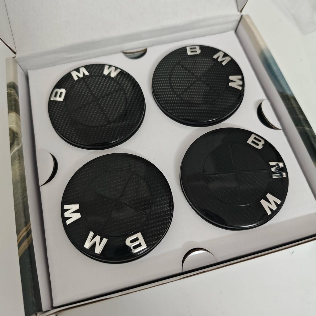 For BMW M 4 pieces 56MM 68MM suitable for BMW G80 E84 F48 G01X1 X2 X3 X4 X5 X6 G07 suspension hub cap center cover car sticker accessories JG8